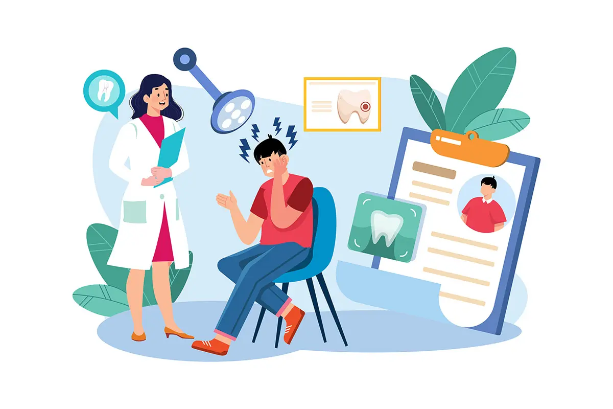 A dentist provides preventative and restorative care for teeth and gums